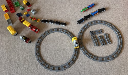 Großes lego duplo - duplo, eisenbahn