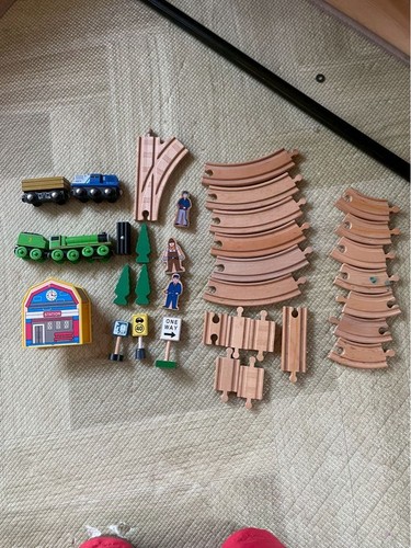 Thomas holzeisenbahn set - thomas,
