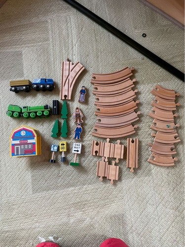 Thomas holzeisenbahn set - set, &